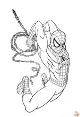 Coloriages Spider-Man : Dessins imprimables pour les fans | GBcoloriage"
